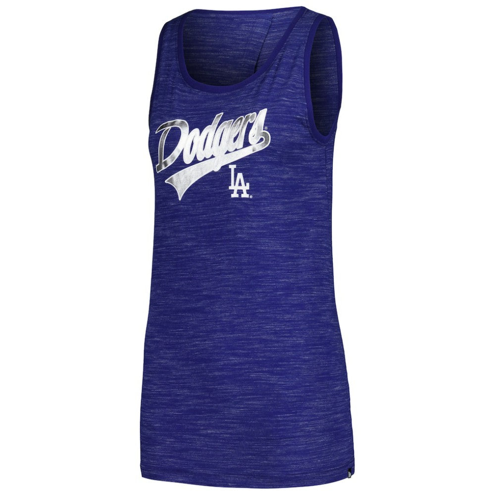 Los Angeles Dodgers Women's Space-Dye Active Tank Top Royal