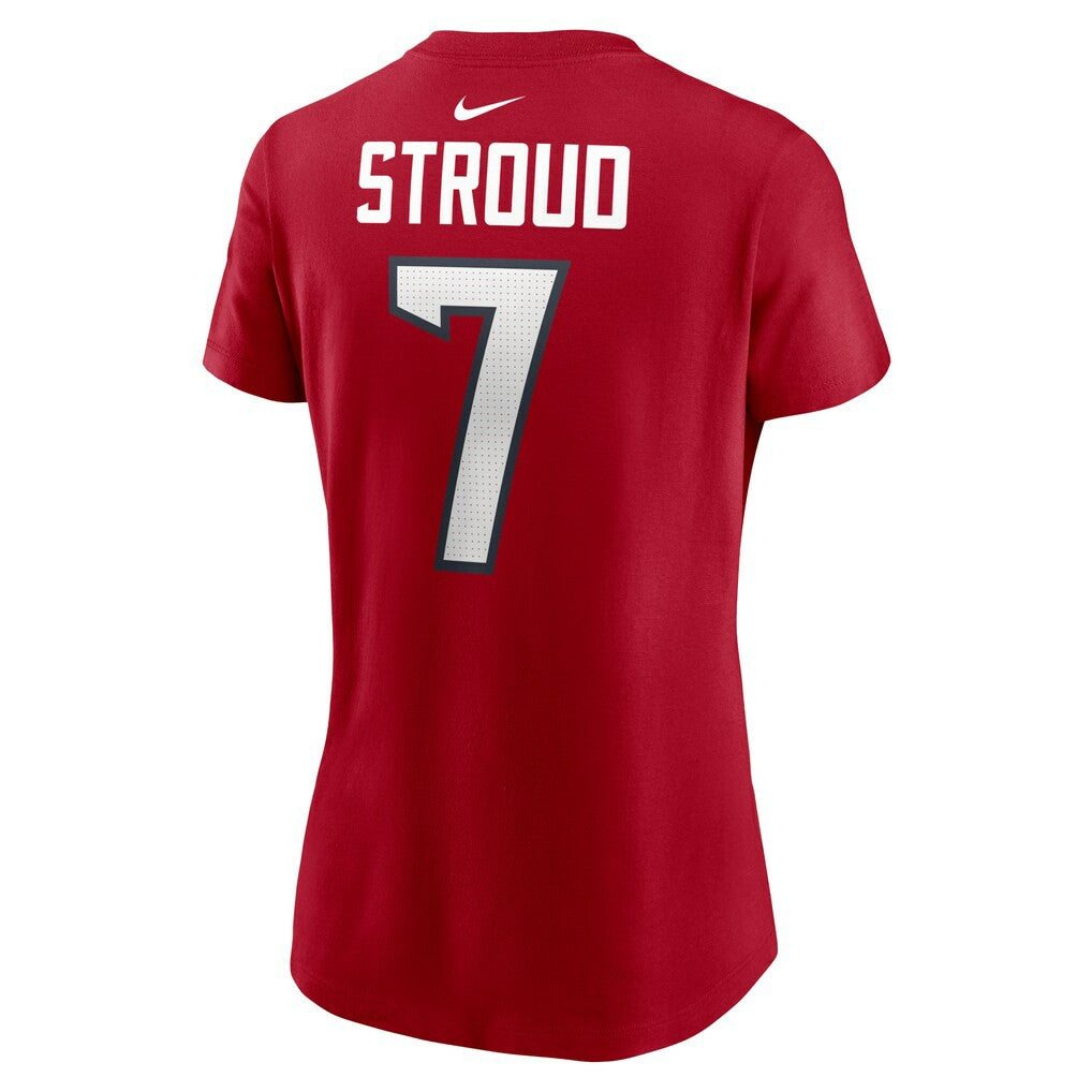 C.J. Stroud Houston Texans Women's Player Name & Number T-Shirt - Red cheap
