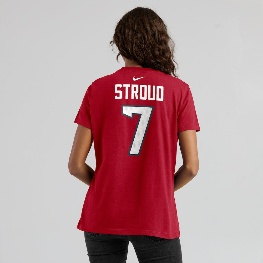 C.J. Stroud Houston Texans Women's Player Name & Number T-Shirt - Red cheap