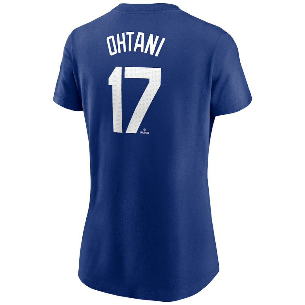 Shohei Ohtani Los Angeles Dodgers Women's Cooperstown Collection Fuse Name & Number T-Shirt Royal