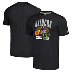 TMNT Donatello x Las Vegas Raiders Homage Tri-Blend T-Shirt - Charcoal on sale