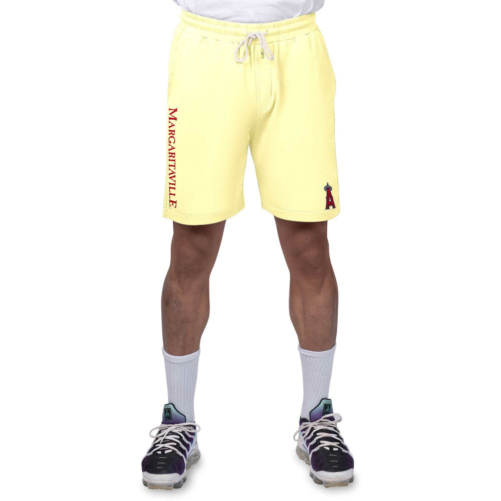 Los Angeles Angels Margaritaville Peached French Terry Shorts Yellow