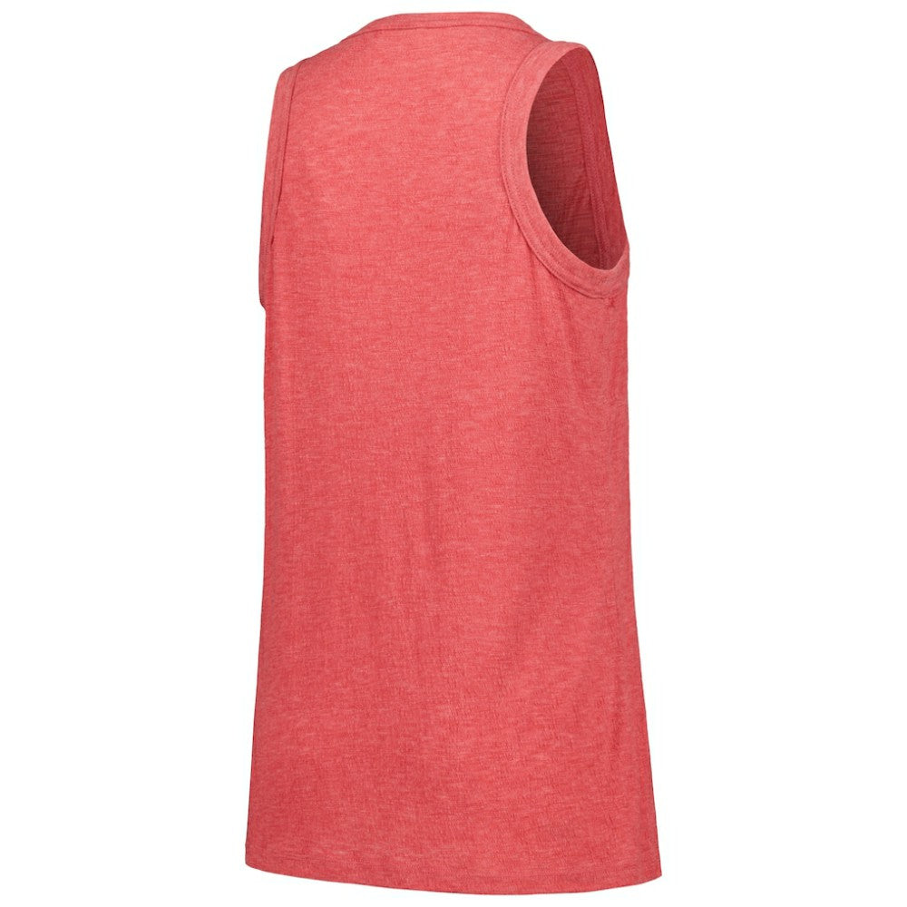 Washington Nationals Soft as a Grape Women's Gauze High Neck Tank Top Red