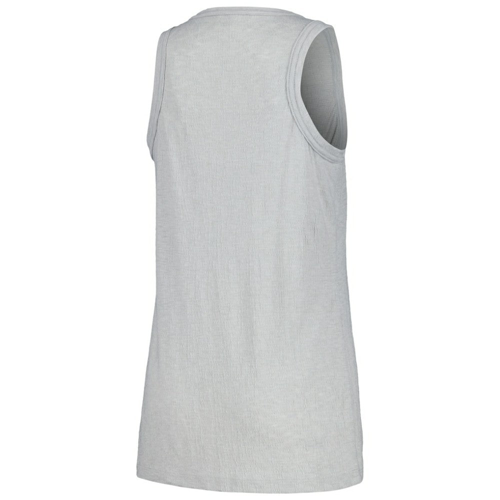 San Diego Padres Soft as a Grape Women's Gauze High Neck Tank Top Gray