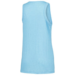 Texas Rangers Soft as a Grape Women's Gauze High Neck Tank Top Light Blue