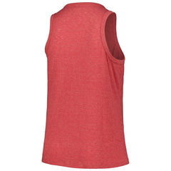 St. Louis Cardinals Soft as a Grape Women's Plus Size Curvy High Neck Tri-Blend Tank Top Red
