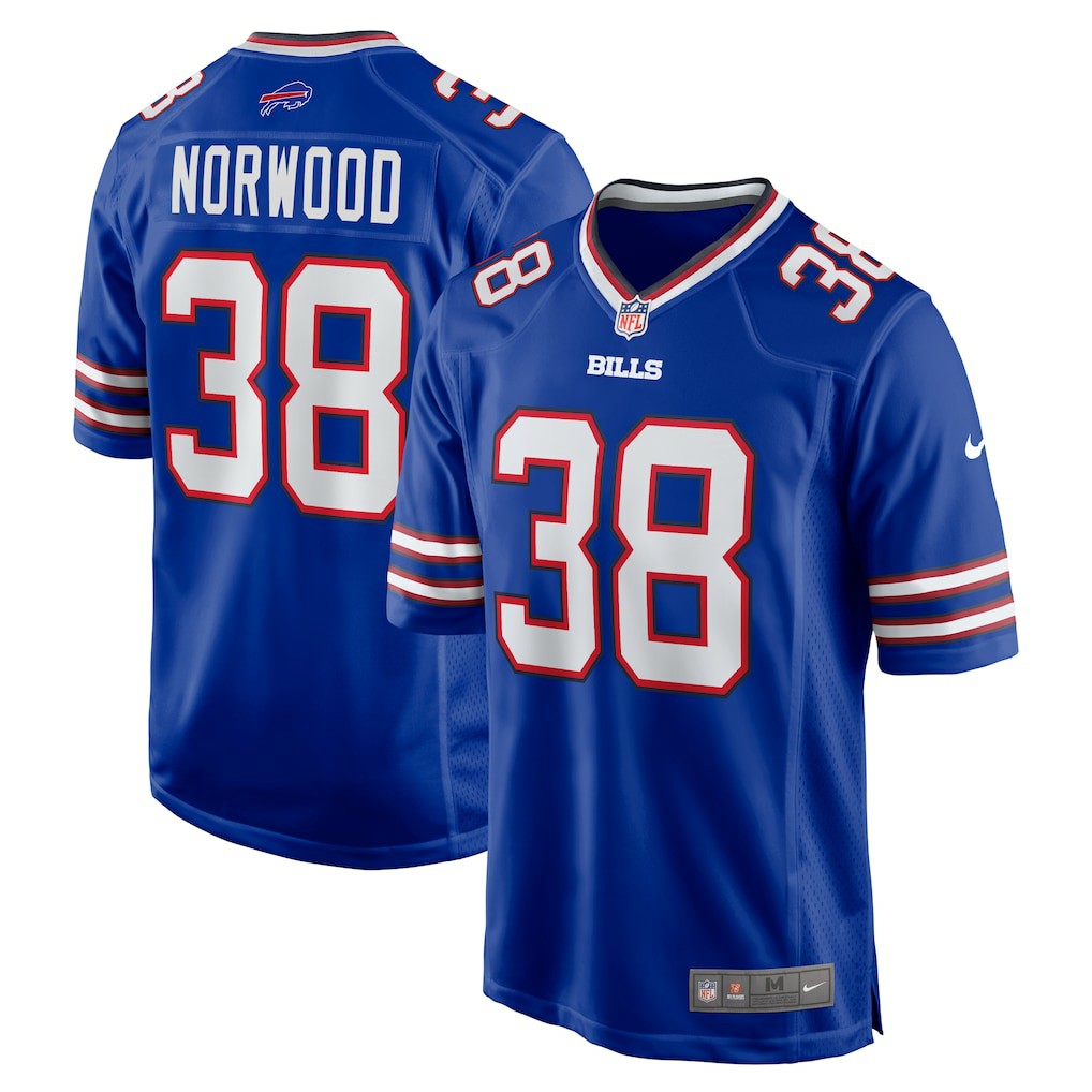 Tre Norwood Buffalo Bills Team Game Jersey - Royal outlet