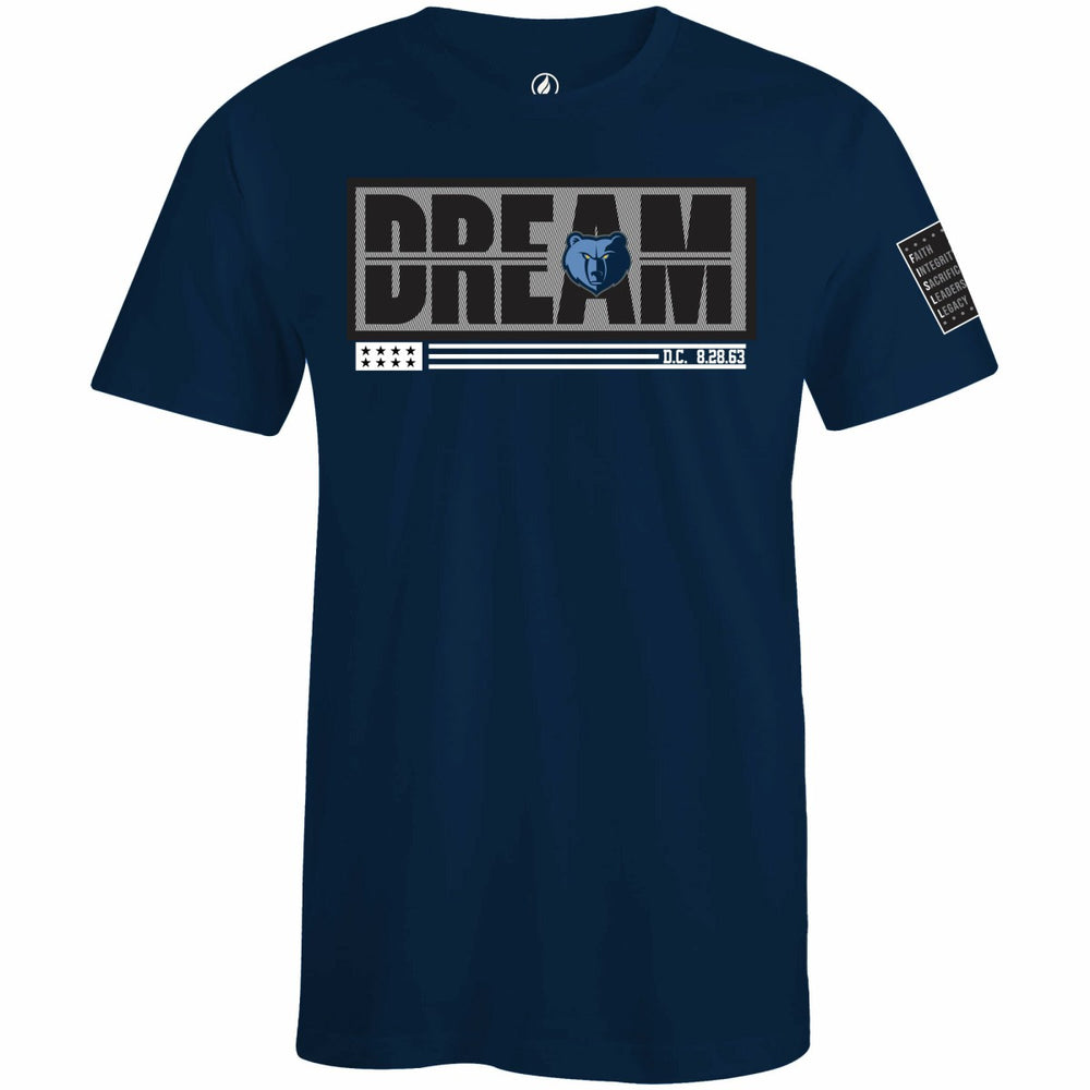 Memphis Grizzlies FISLL x Black History Collection Unisex T-Shirt - Navy online