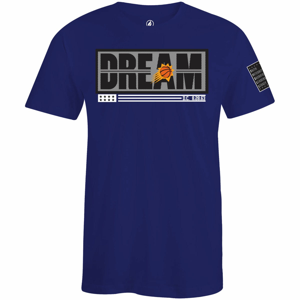Phoenix Suns FISLL x Black History Collection Unisex T-Shirt - Purple discount
