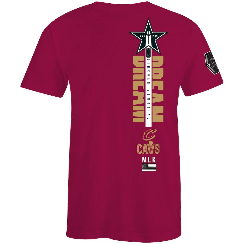 Cleveland Cavaliers FISLL x Black History Collection Unisex T-Shirt - Wine discount