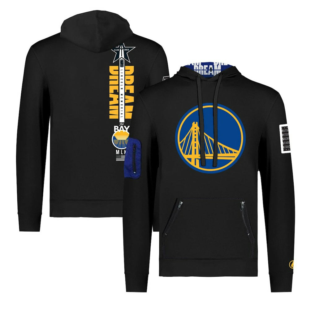 Golden State Warriors FISLL x Black History Collection Unisex Pullover Hoodie - Black on sale