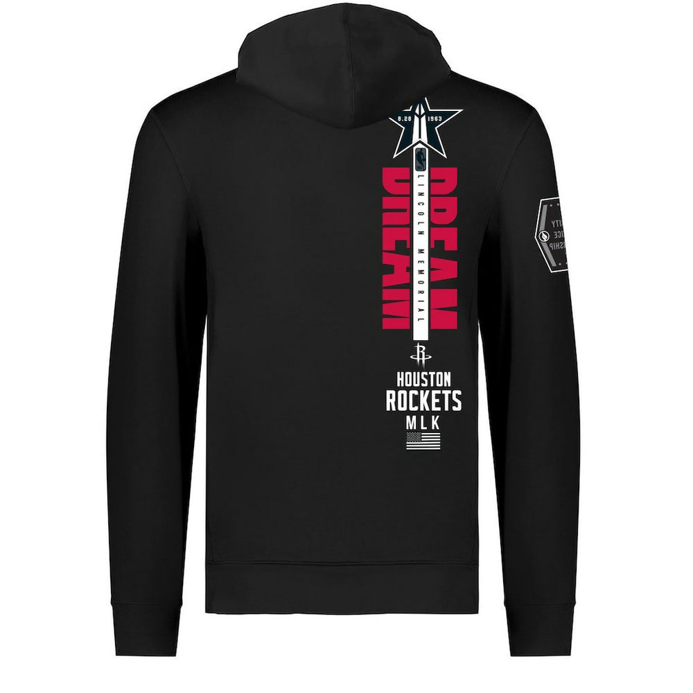 Houston Rockets FISLL x Black History Collection Unisex Pullover Hoodie - Black sale