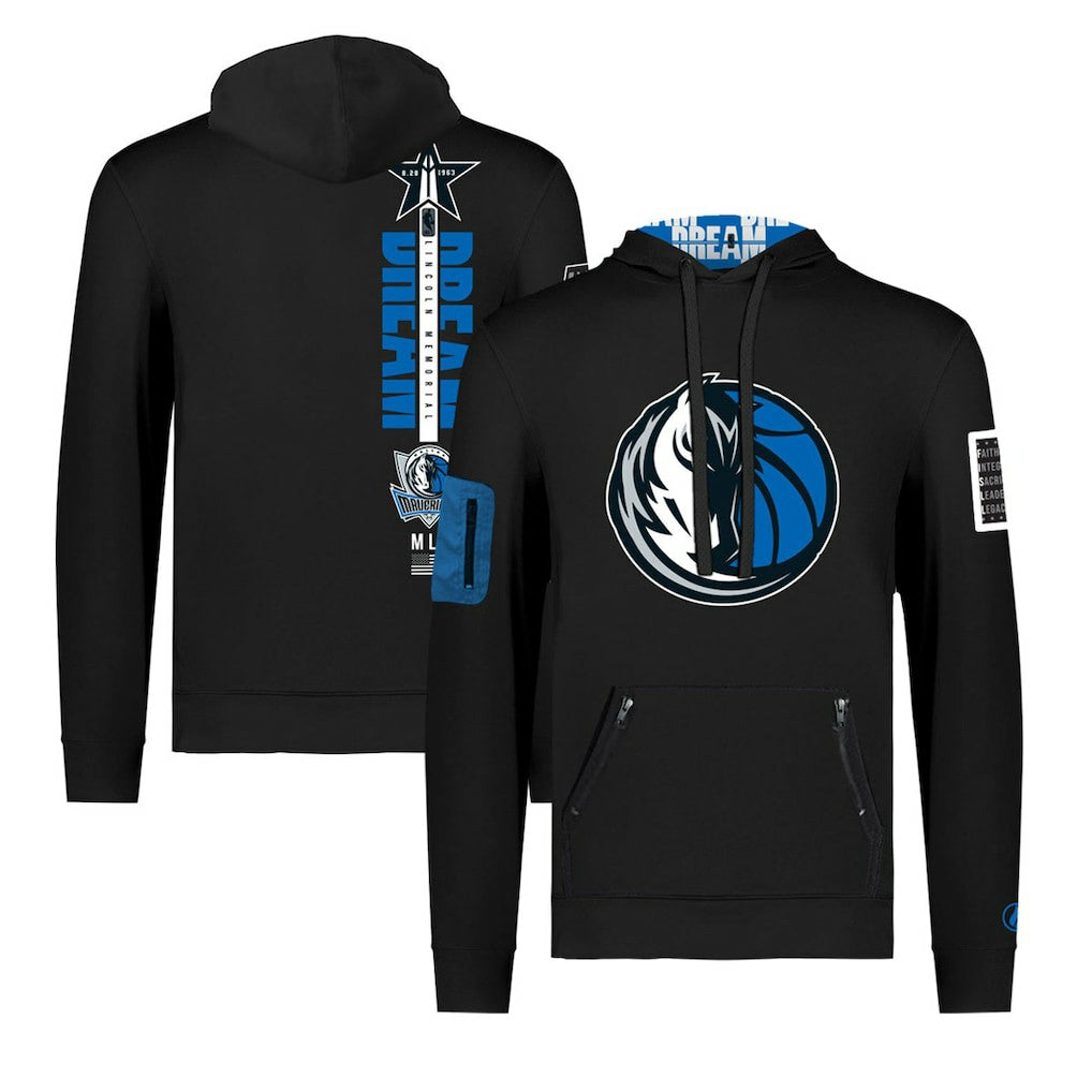 Dallas Mavericks FISLL x Black History Collection Unisex Pullover Hoodie - Black cheap