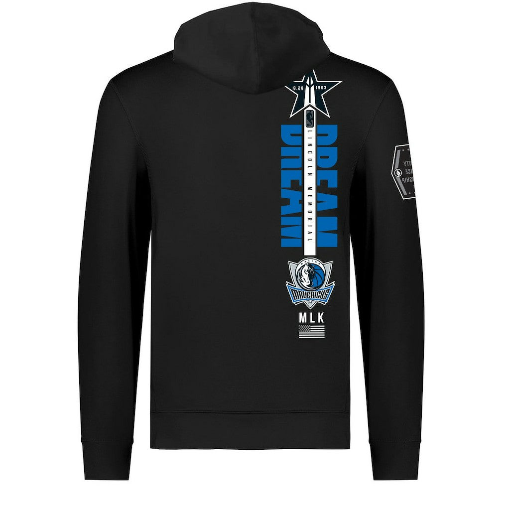Dallas Mavericks FISLL x Black History Collection Unisex Pullover Hoodie - Black cheap