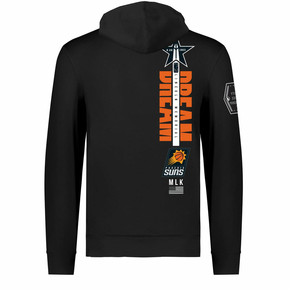 Phoenix Suns FISLL x Black History Collection Unisex Pullover Hoodie - Black cheap