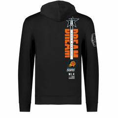 Phoenix Suns FISLL x Black History Collection Unisex Pullover Hoodie - Black cheap