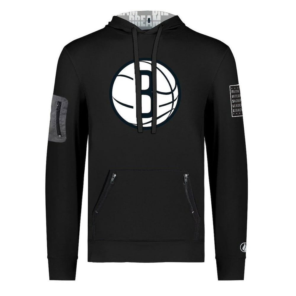 Brooklyn Nets FISLL x Black History Collection Unisex Pullover Hoodie - Black outlet