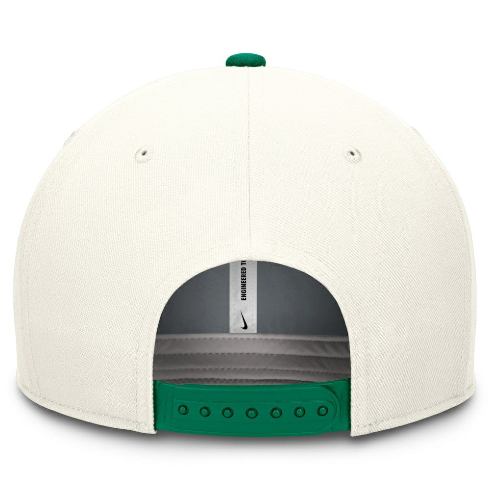 Chicago Cubs Sail Pro Performance Snapback Hat Cream/Green