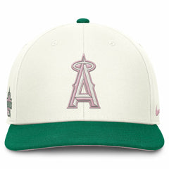 Los Angeles Angels Sail Pro Performance Snapback Hat Cream/Green