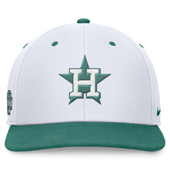 Houston Astros Bicoastal Two-Tone Pro Performance Snapback Hat White/Green
