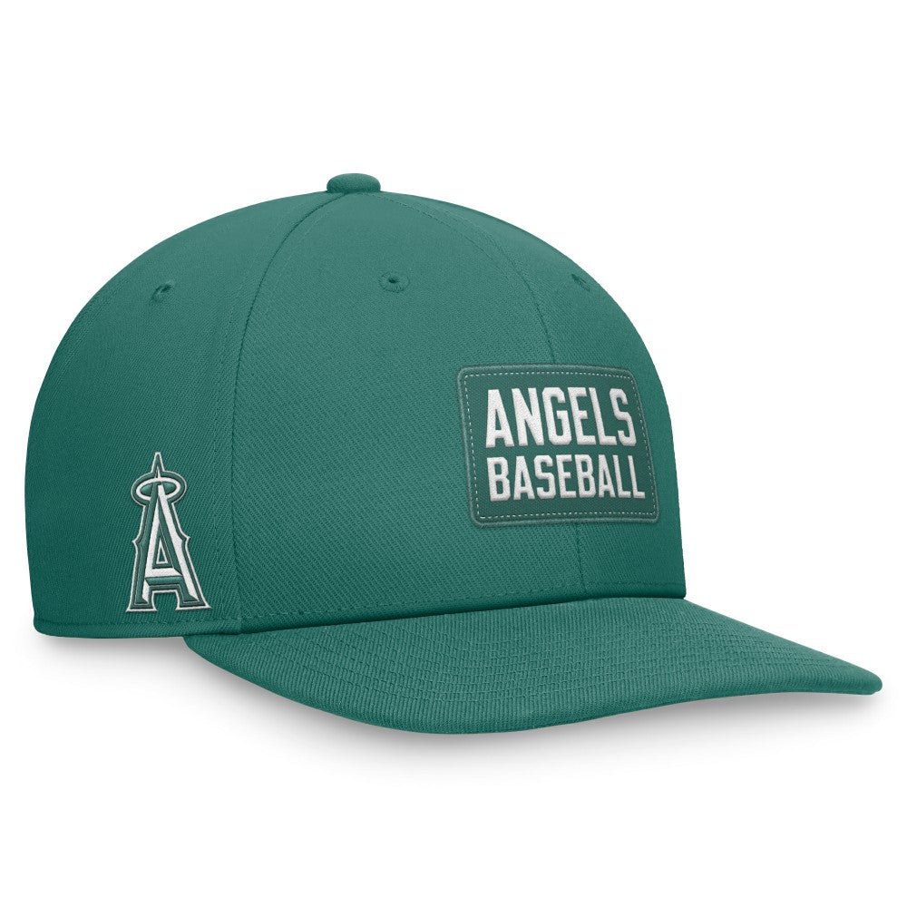 Los Angeles Angels Bicoastal Pro Performance Snapback Hat Green