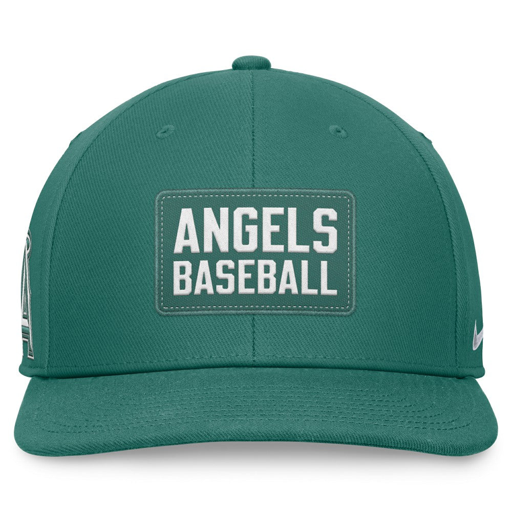 Los Angeles Angels Bicoastal Pro Performance Snapback Hat Green