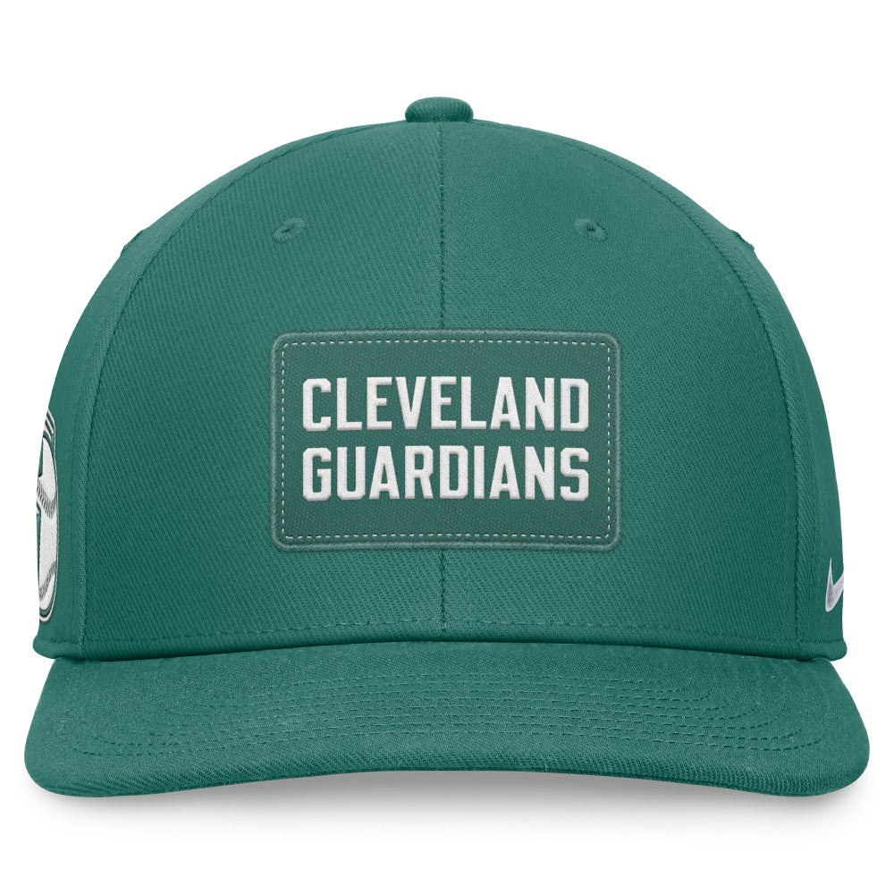 Cleveland Guardians Bicoastal Pro Performance Snapback Hat Green