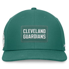 Cleveland Guardians Bicoastal Pro Performance Snapback Hat Green