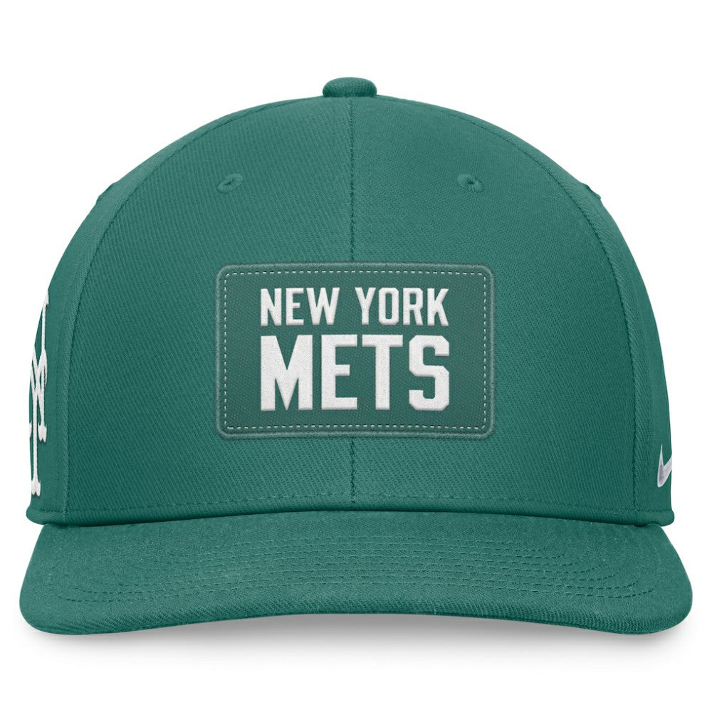 New York Mets Bicoastal Pro Performance Snapback Hat Green