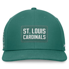 St. Louis Cardinals Bicoastal Pro Performance Snapback Hat Green