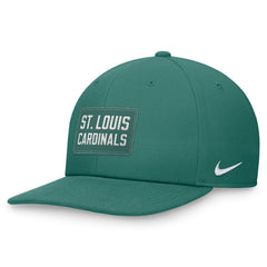 St. Louis Cardinals Bicoastal Pro Performance Snapback Hat Green