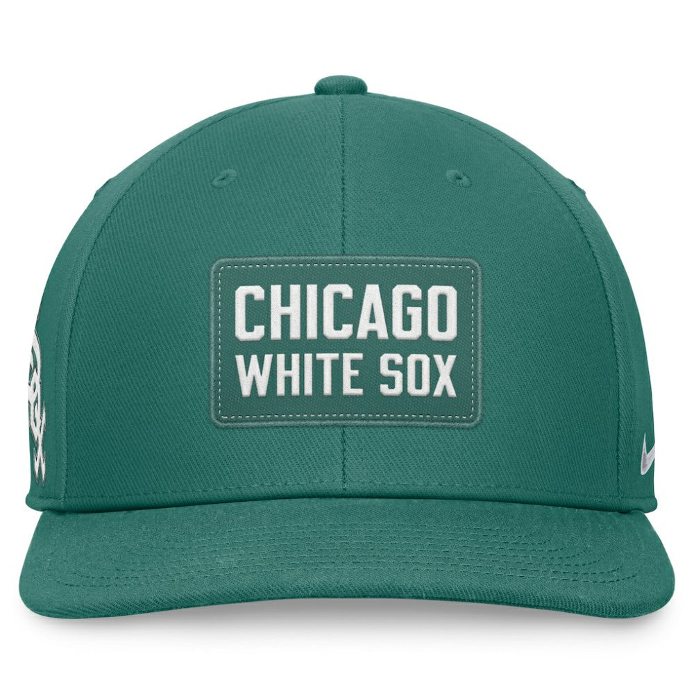 Chicago White Sox Bicoastal Pro Performance Snapback Hat Green