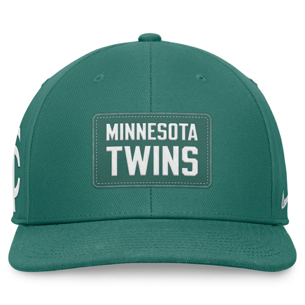Minnesota Twins Bicoastal Pro Performance Snapback Hat Green
