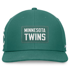 Minnesota Twins Bicoastal Pro Performance Snapback Hat Green