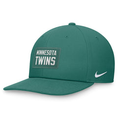 Minnesota Twins Bicoastal Pro Performance Snapback Hat Green