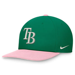 Tampa Bay Rays Malachite Pro Performance Snapback Hat Green/Pink