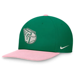 Cleveland Guardians Malachite Pro Performance Snapback Hat Green/Pink
