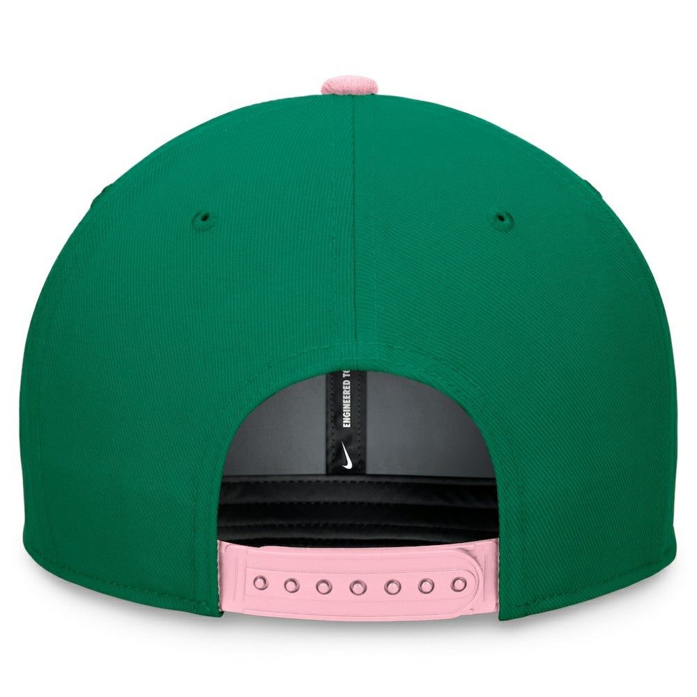 Seattle Mariners Malachite Pro Performance Snapback Hat Green/Pink