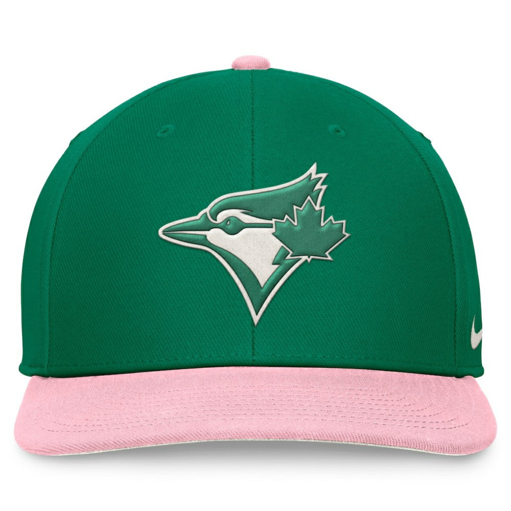 Toronto Blue Jays Malachite Pro Performance Snapback Hat Green/Pink