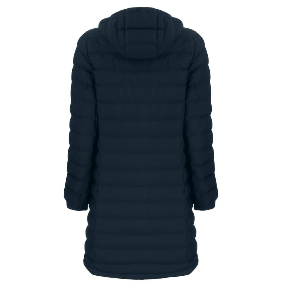 New York Yankees Cutter & Buck Women's Mission Ridge Repreve Eco Insulated Full-Zip Long Puffer Jacket Navy