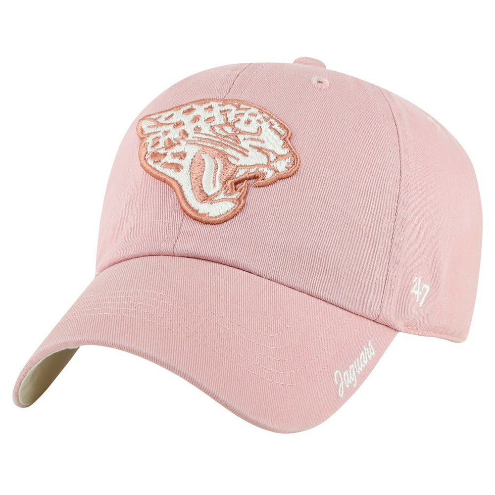 Jacksonville Jaguars '47 Women's Ballpark Cheer Dusty Rose Clean Up Adjustable Hat - Pink outlet