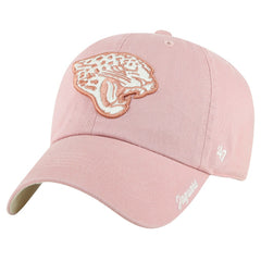 Jacksonville Jaguars '47 Women's Ballpark Cheer Dusty Rose Clean Up Adjustable Hat - Pink outlet