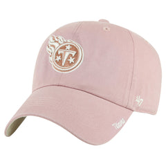 Tennessee Titans '47 Women's Ballpark Cheer Dusty Rose Clean Up Adjustable Hat - Pink discount
