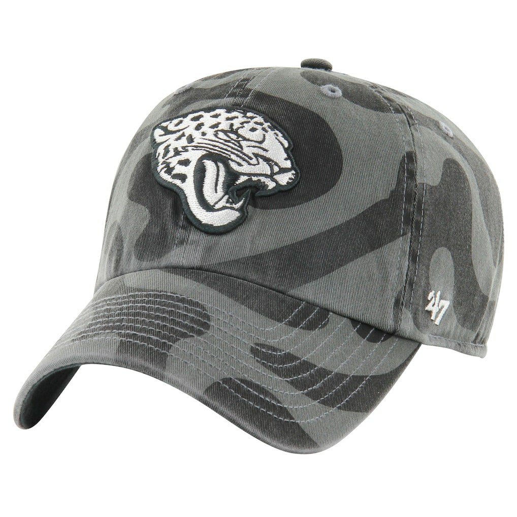 Jacksonville Jaguars '47 Women's Freeform Clean Up Adjustable Hat - Charcoal sale