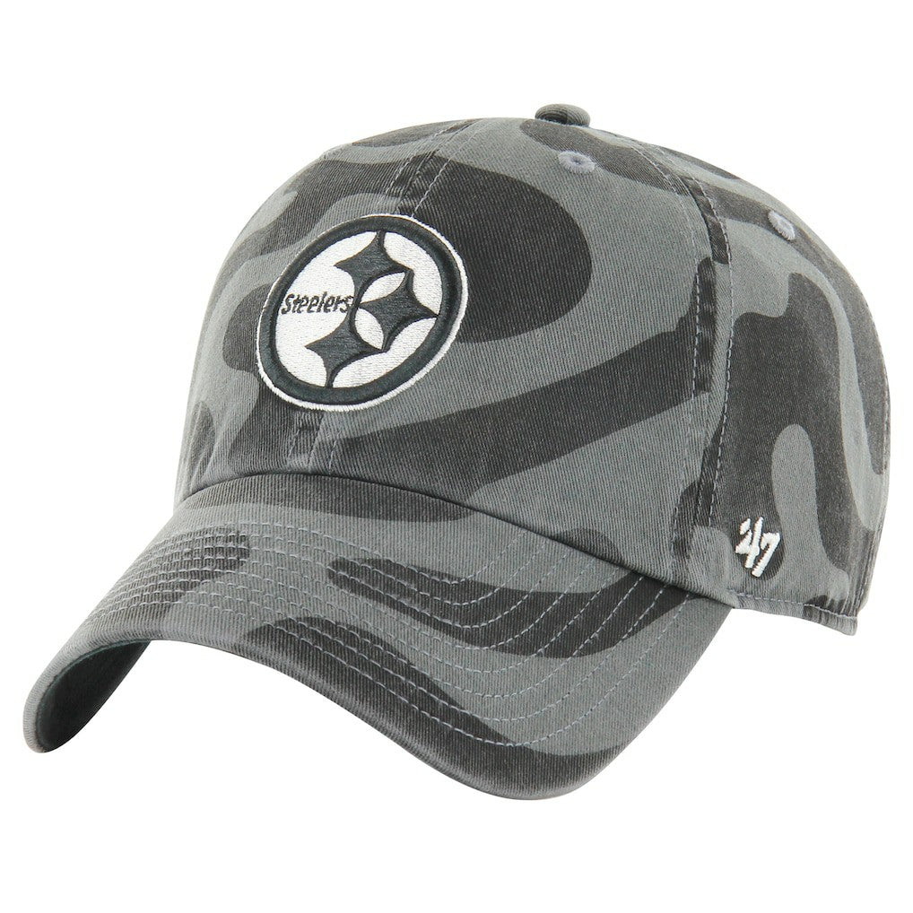 Pittsburgh Steelers '47 Women's Freeform Clean Up Adjustable Hat - Charcoal for sale