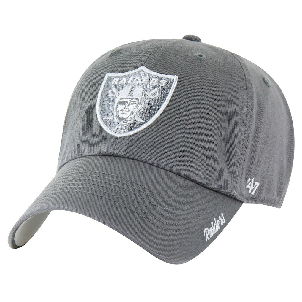 Las Vegas Raiders '47 Women's Luminance Cheer Clean Up Adjustable Hat - Gray online