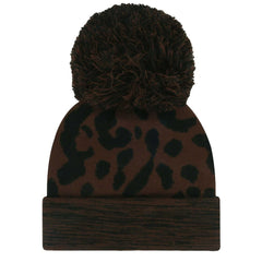 New York Giants '47 Women's Cacao Cuffed Knit Hat with Pom - Brown for sale