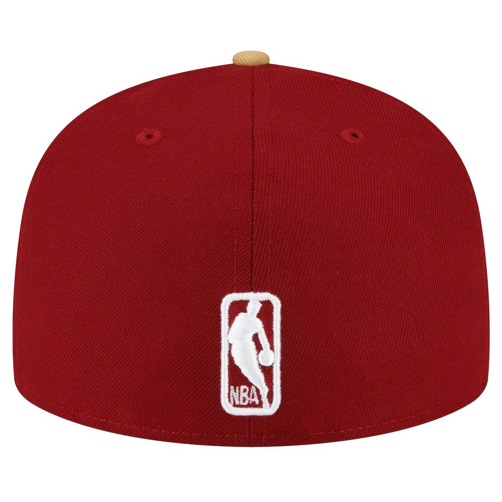 Cleveland Cavaliers 2-Tone 59FIFTY Fitted Hat sale - Wine/Gold for sale
