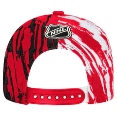 Chicago Blackhawks Youth Propel Flat Brim Snapback Hat - Red Hats