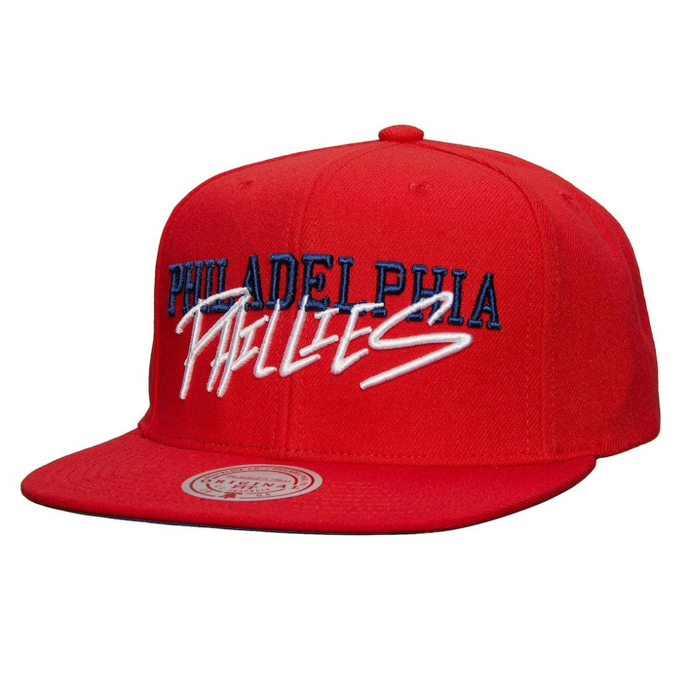 Philadelphia Phillies Team Tagged Snapback Hat Red